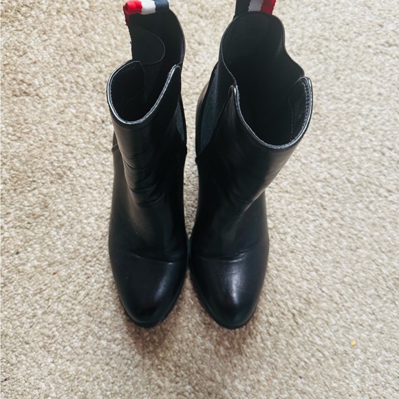 Catherine Malandrino Black Heeled Boots - Picture 2 of 4